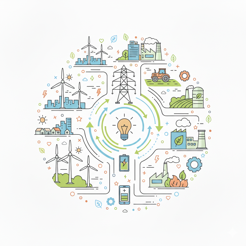 Muito além da Solar: Biomassa e Eólica
